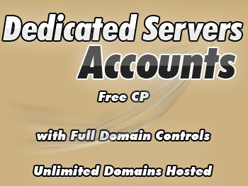 Discounted dedicated web hosting account